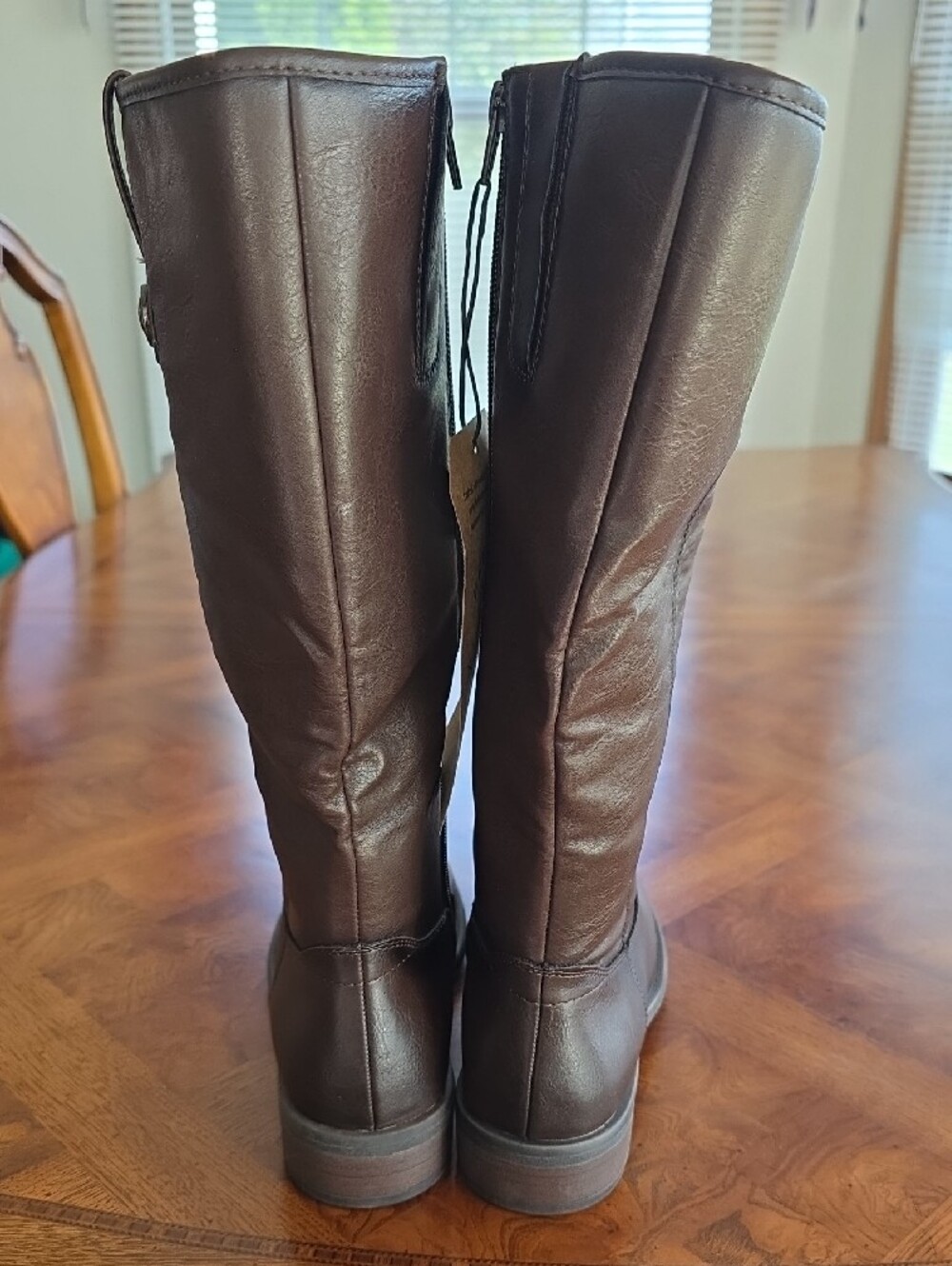 Frye And Co. Charlize Tall Riding Boots Dark Brown Women's Size 7M - NEW - Picture 5 of 10